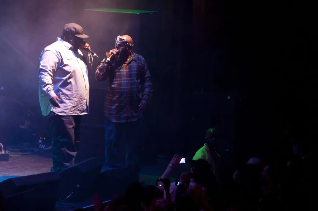 MF DOOM performing at the Roundhouse, London